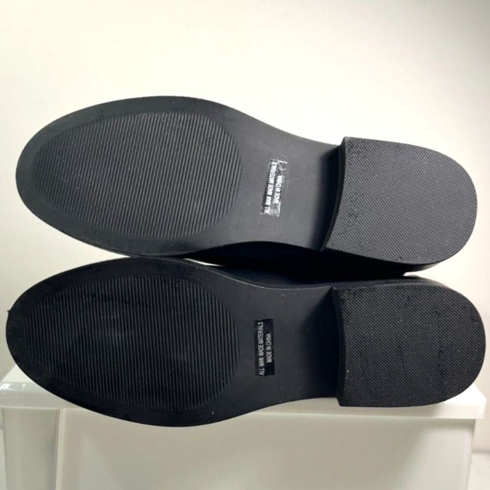 Dolce Vita Women's Black Payce Moto Boots Double Buckles Side Zipper SZ 9 NEW - Picture 4 of 6